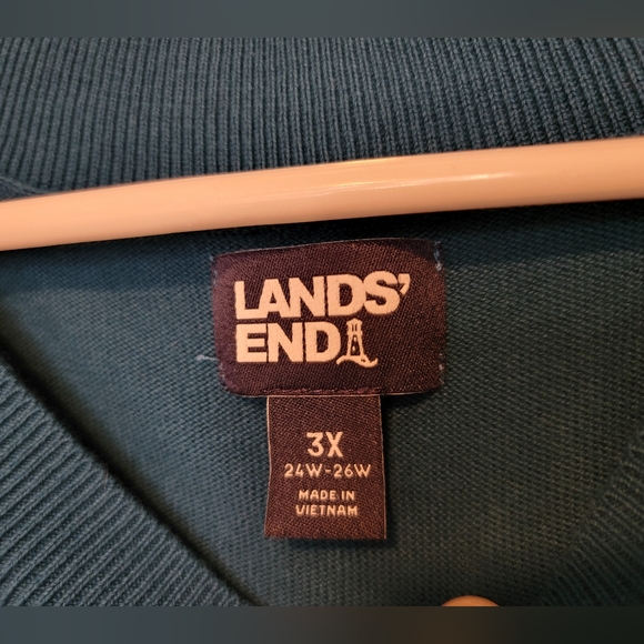 Lands' End Women's Plus Size Scoop Neck Sweater in Midnight Blue - 3X - Picture 5 of 10